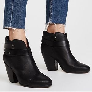 rag & bone Black Ankle Boots